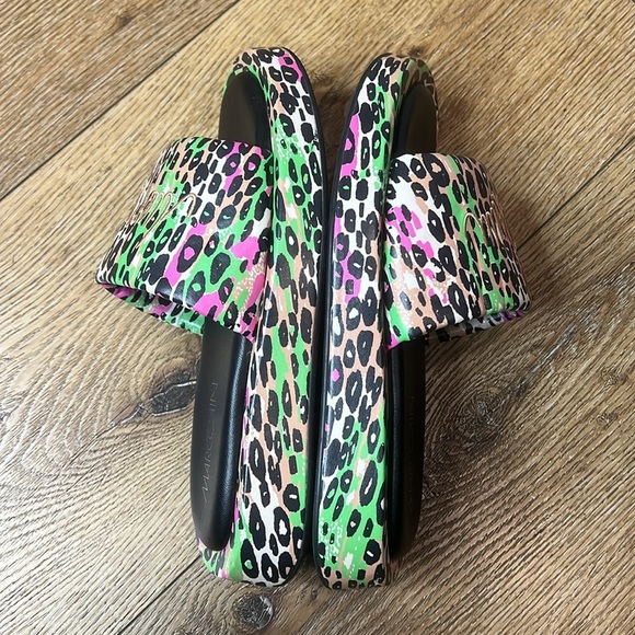 Marc Cain Animal Print Slides Size 38/7.5US - Picture 7 of 11